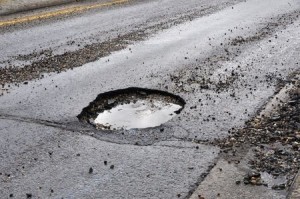 I Hit a Pothole